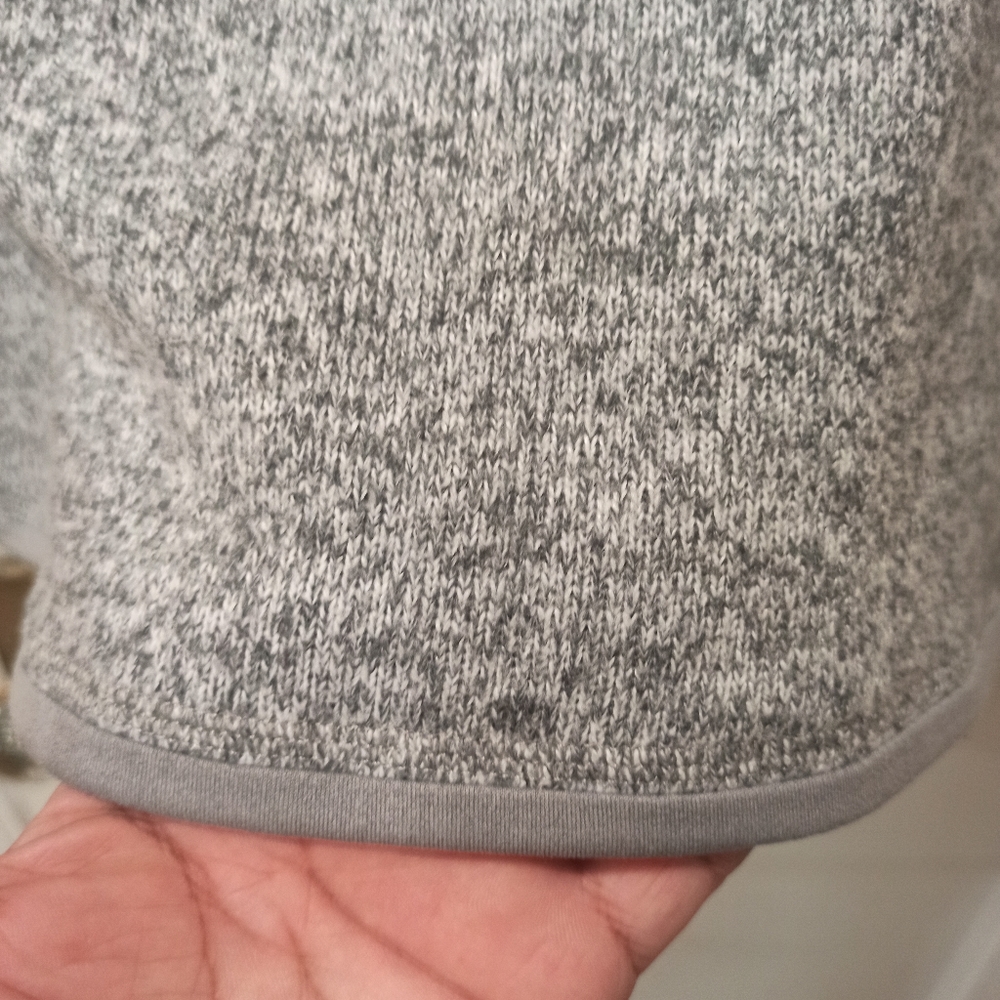 patagonia women's pullover better sweater quarter zip size medium gray color - Picture 7 of 16